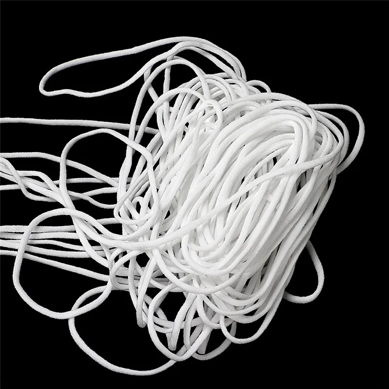 
Mouth Maskes Elastic Bands Maskes Rope Rubber Band String Maskes Ear Cord Round Elastic Band DIY Clothing Craft Accessories 
