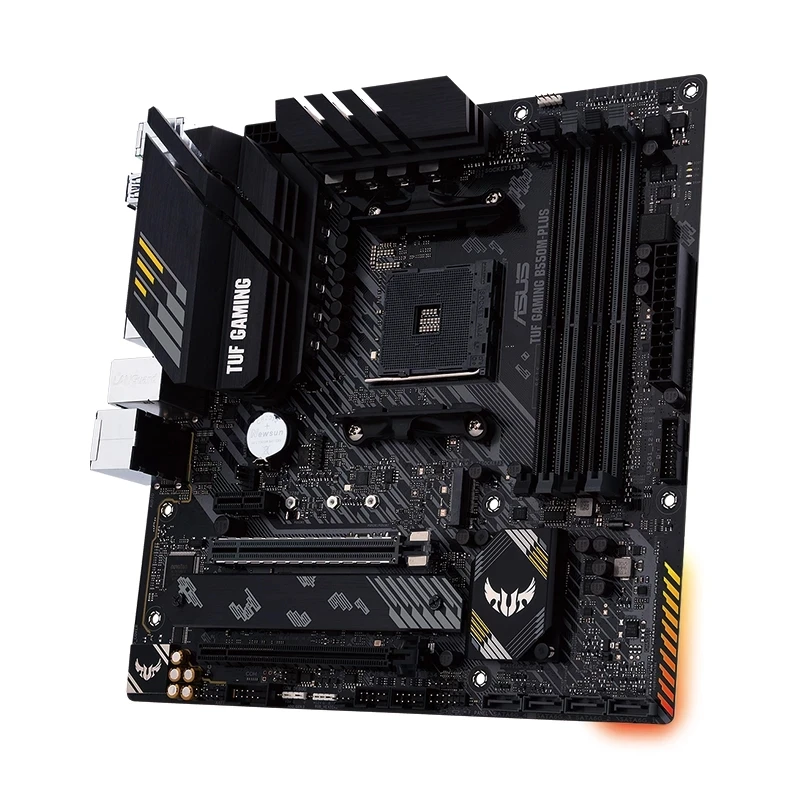 
Used ASUS TUF GAMING B550M-PLUS Motherboard Socket AM4 DDR4 For AMD B550M B550 Original Desktop PCI-E 4.0 m.2 sata3 Mainboard 