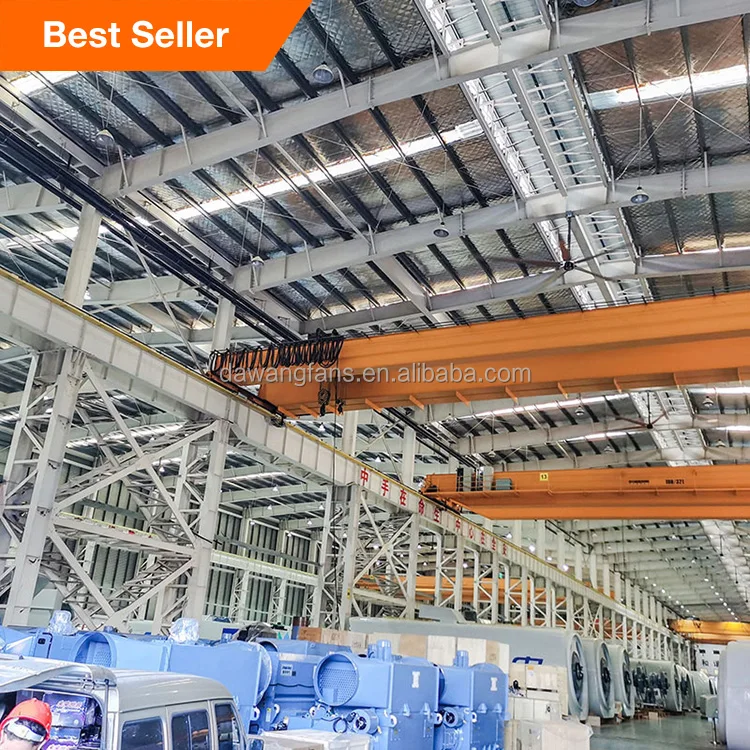 DAWANG 24FT 1.5KW large hvls fans low price malaysia big ass fan