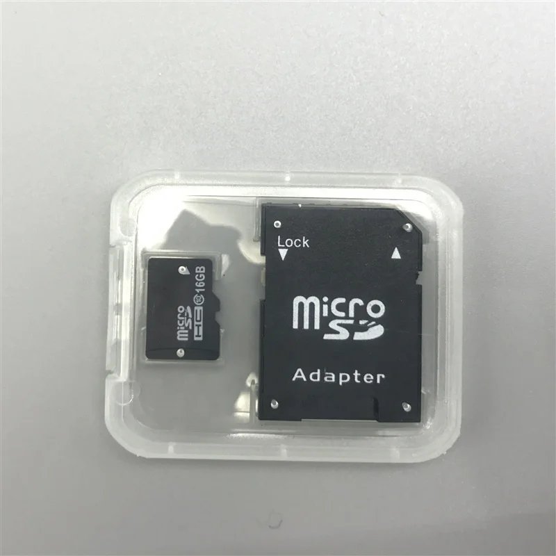 Пластиковый прозрачный чехол для карт памяти Micro SD SDHC TF