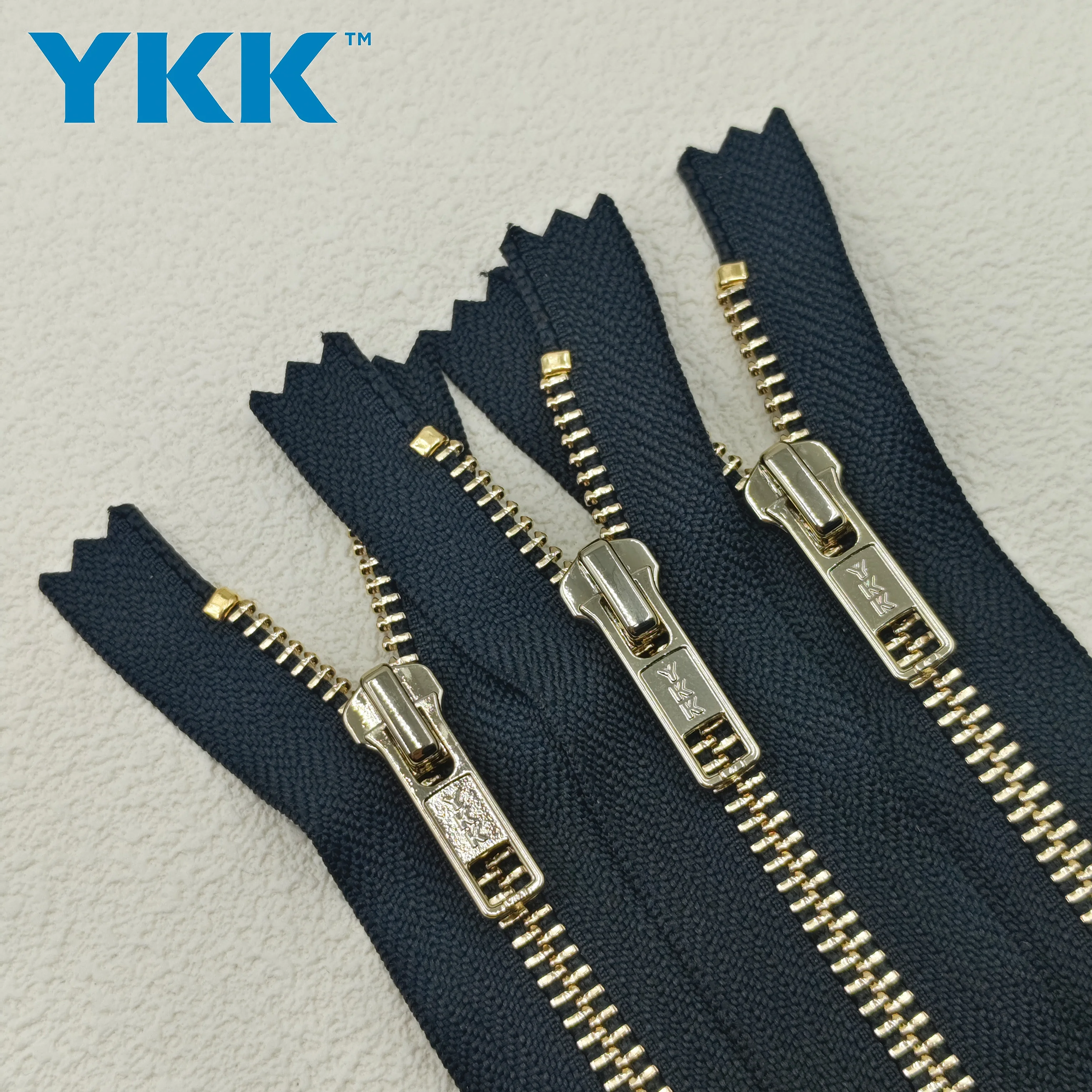 Легкая Золотая никелевая разделяющая молния YKK 5 # для шитья куртки пальто жилеты сумки чемоданы