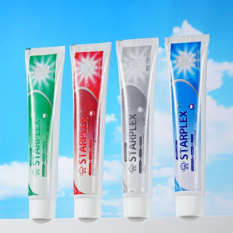 Starplex Fluoride Herbal Salt Toothpaste Brightening for Adults Whitening Dental Care for Home Use