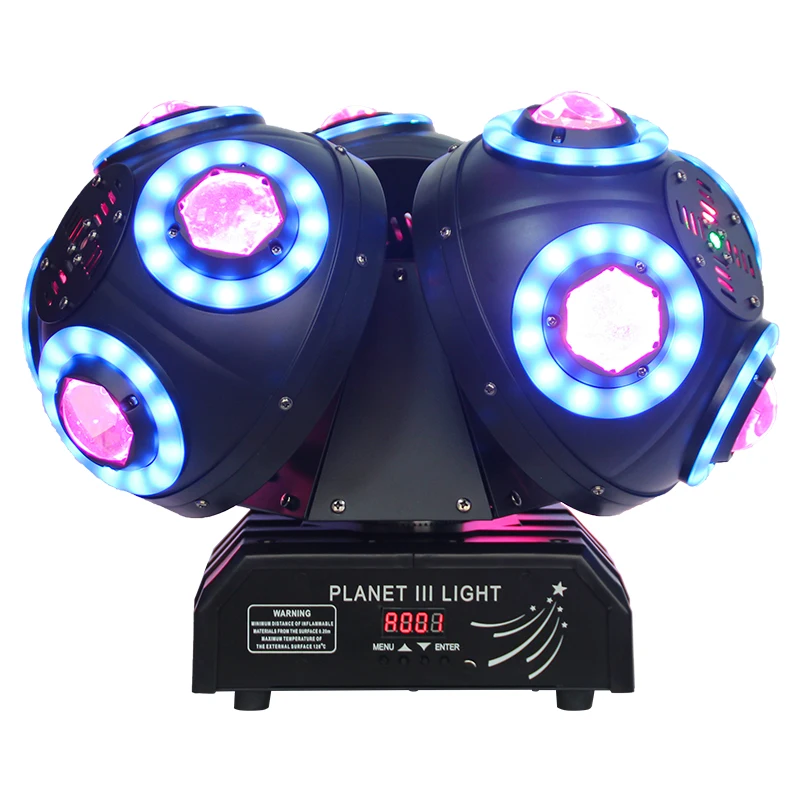 Disco 3 Arm Moving Head Laser Light 12x10W RGB 3in1 Super Beam Lights For Bar Club Party Stage Lighting