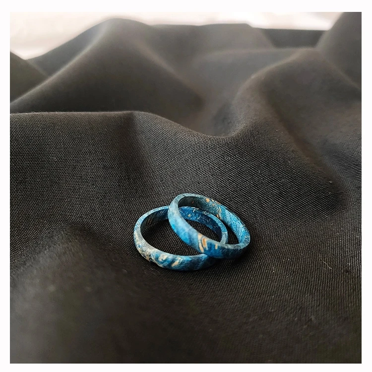 Простое кольцо [Звезда метеорит] в стиле ретро, индивидуальное кольцо ручной работы для влюбленных, Индивидуальный размер и логотип