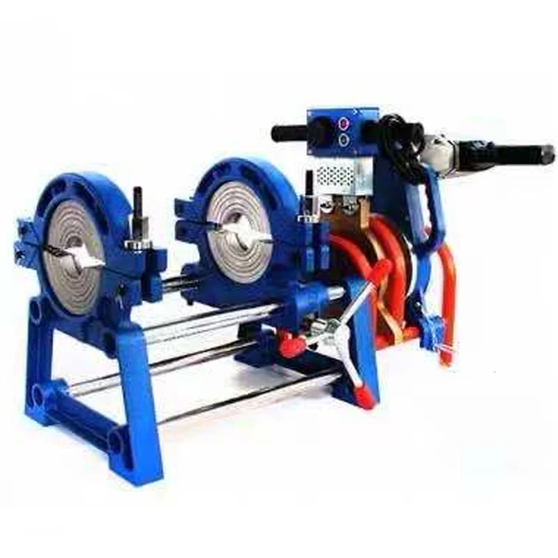 63-160mm Two Ring Manual Butt Welding Machine Pipe Fusion Welder Tool PE Tube Welding Machine