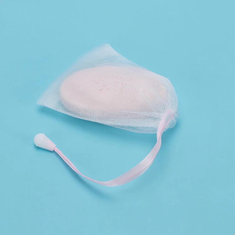 Оптовая продажа изготовленный на заказ маленький мешочек для мыла завязках из полипропиленового материала и добавленного красителя