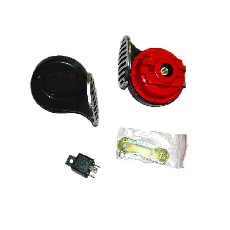 Snail Horn Set with Relay 12V, 2 pcs
