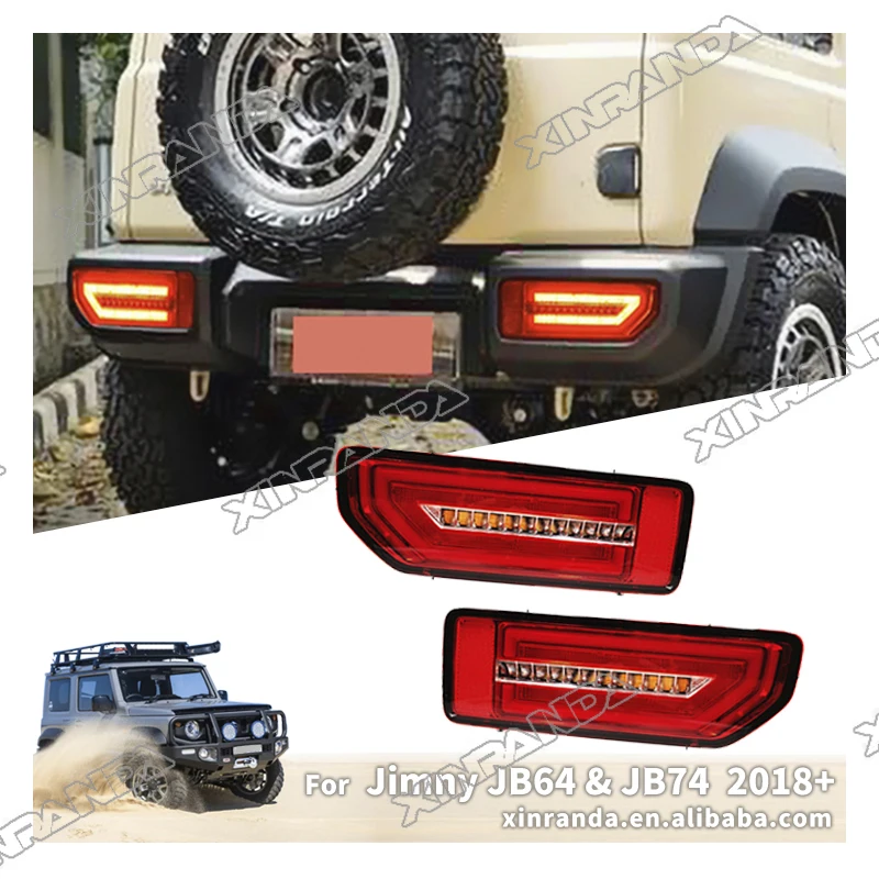 Jimny 3Door Accessories  Led Tail Lamp Rear Light For Suzuki Jimny Parts JB74w Jb64w 2018 2019 2020 2022 2023