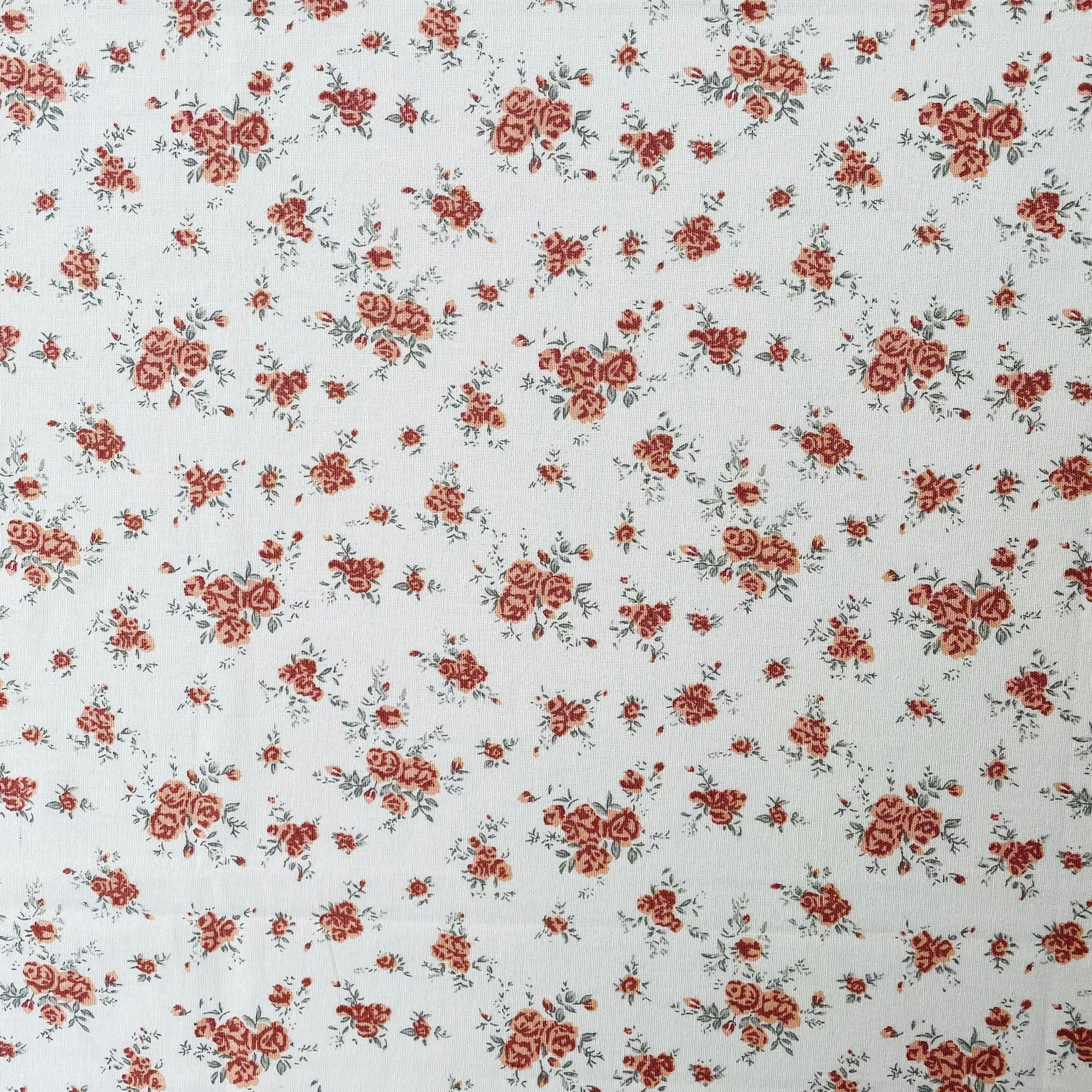 100%cotton fabric print cotton fabric 110GSM Floral printed fabric for baby dress