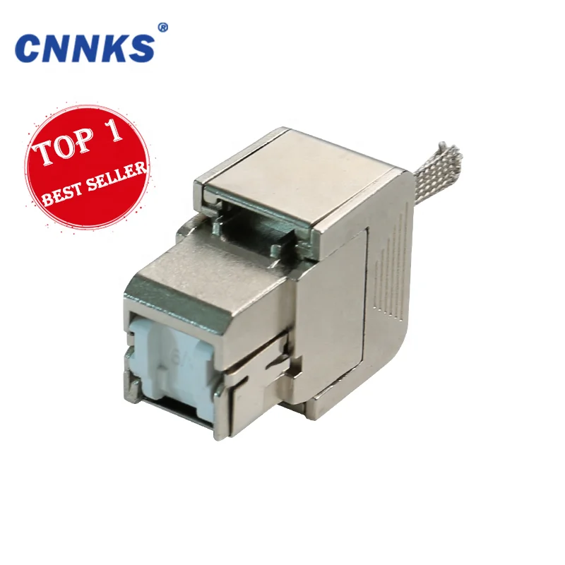 3M Cat5e CAT6 CAT6A  RJ45 Toolless Shielded STP Zinc Alloy Keystone Jack