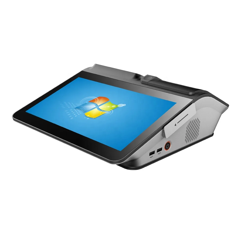 Windows 11.6 Inch Touch Screen All In One Electronic Cash Register POS with Scanner NFC Printer