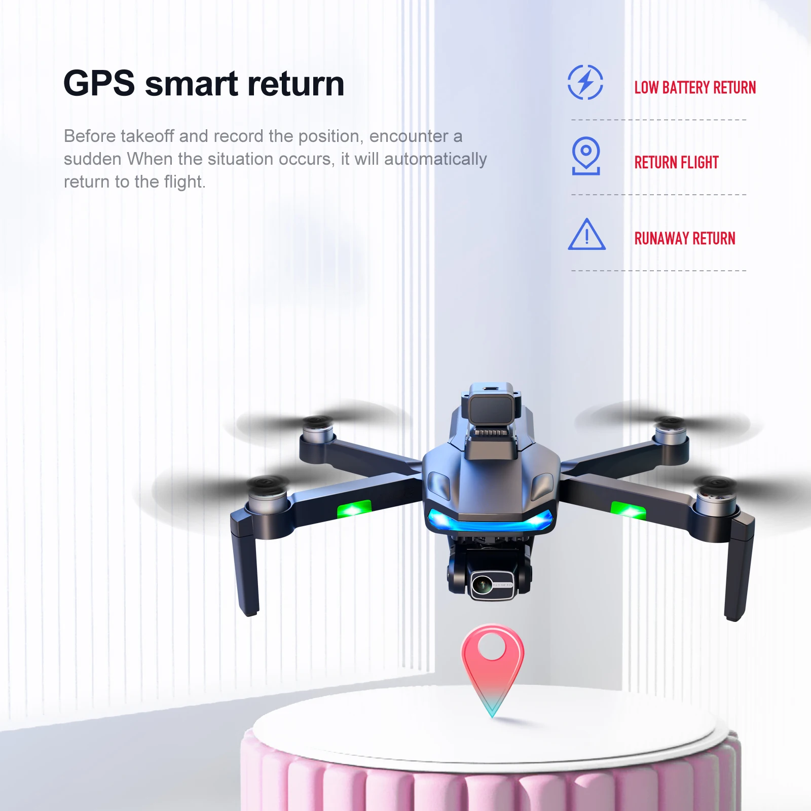 Esc 8k Dual Camera Drone S135 5000 Meters Flight Gps 5g Hd Image Transmission Large Capacity Battery Mini Drone