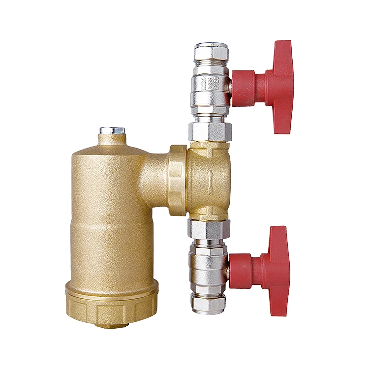 Olde 12000 Gauss Full Brass body Magnetic Filter with Ball Valve