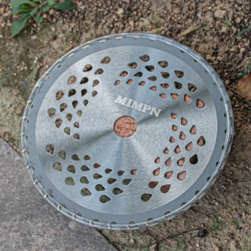 MIMPN brush cutter 8 inch circular slitter blade round shearing knives trimmer head