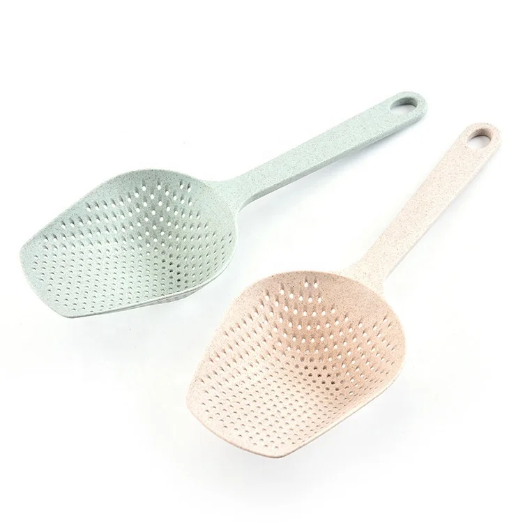 Kitchen Tools Nylon Silicone Strainers Noodles  Shovels Pasta Filter Spoon Colander Strainers