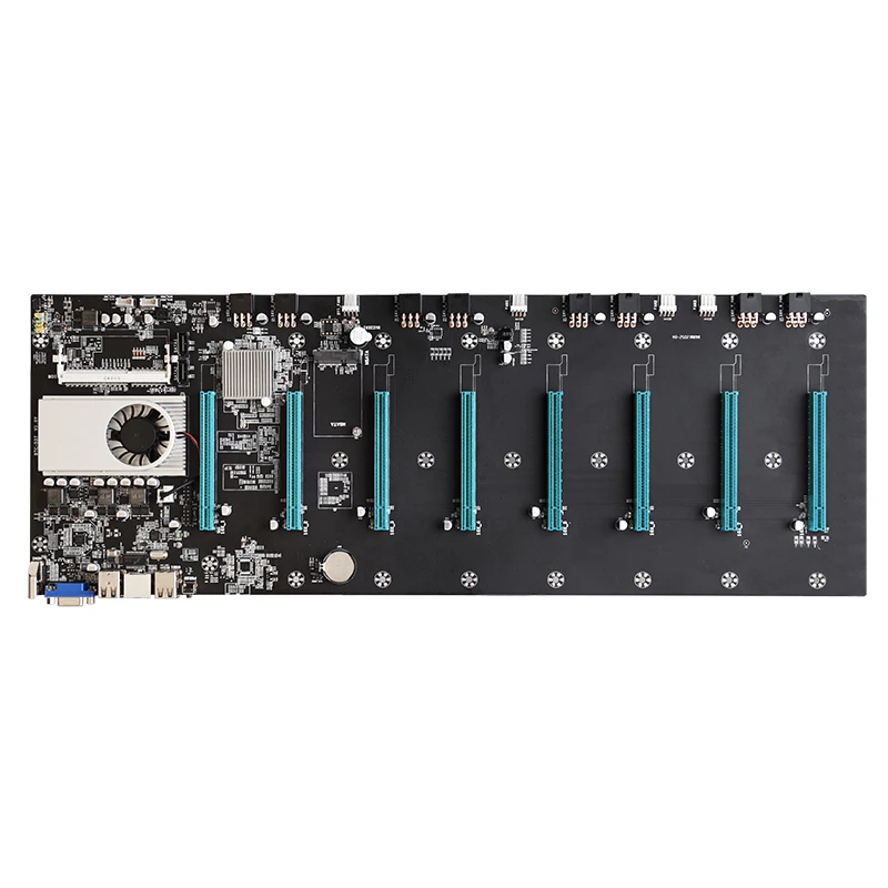 Материнская плата 8 Gpu S37 T37 D37 8gpu pcie Intel847 1037u Ddr3 Встроенная ЦПУ поддержка Rtx 3070 3080