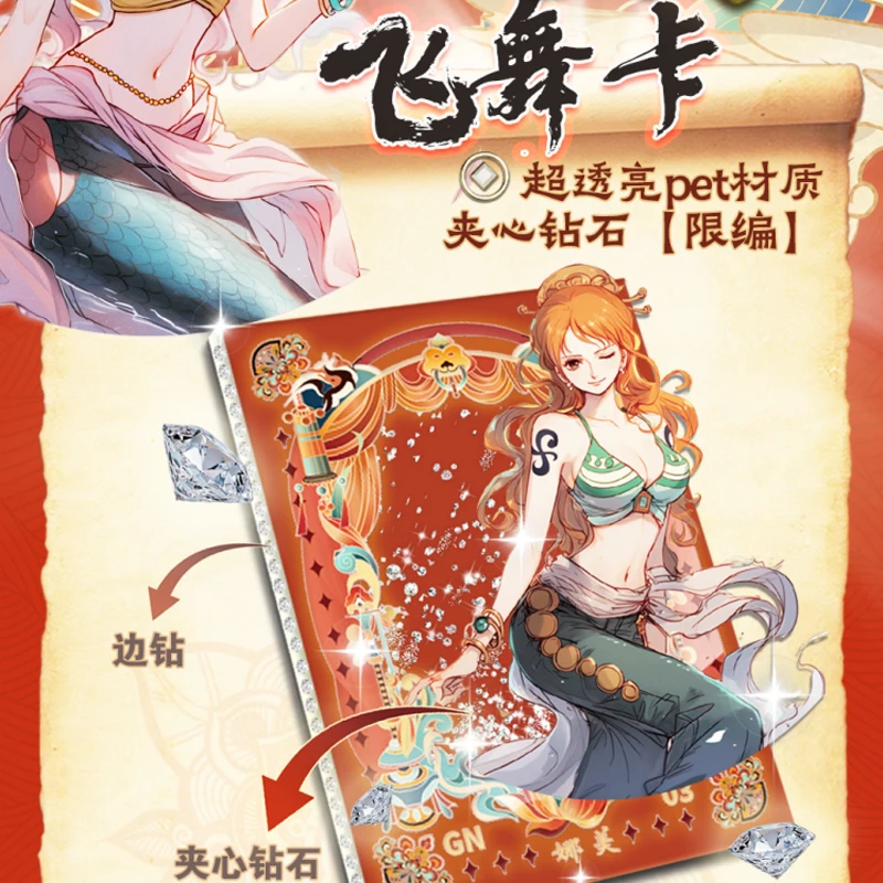 Wholesale Luffy Nami Zoro Robin OnePieces Card toriyama akira  Bounty Card Animation detective Collection ACG Cards Toy Gift
