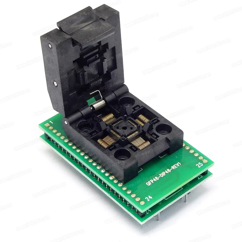 QFP48 на DIP48 Чип программист разъем QFP48-DIP48-REV1 адаптер сокет Поддержка серии ATMEGA8