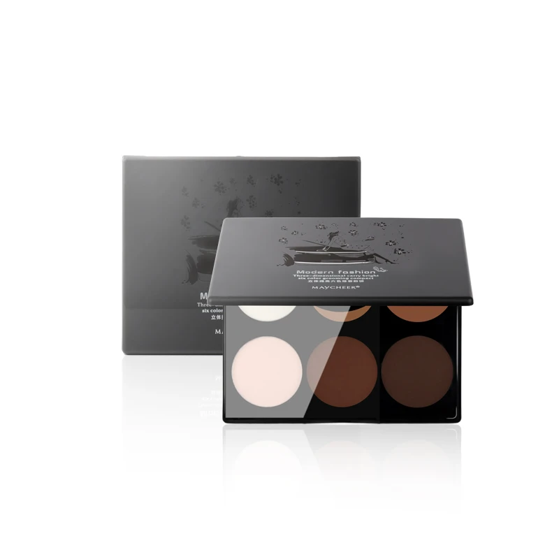 Maycheer Low Moq Private Label Highlighter Contour Bronzer Palette Diy Custom Vegan Face Make Up Palette