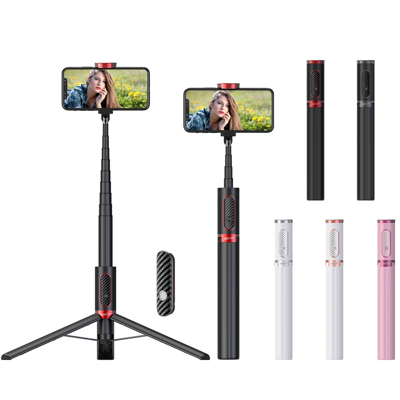 New 150cm Long Collapsible Selfie Stick Monopod Tripod With Detachable Remote Control For Phone AB202 Max