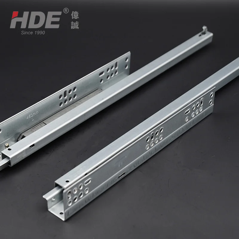 High-performance concealed furniture accessories drawer slides partial extension soft closing undermount slides