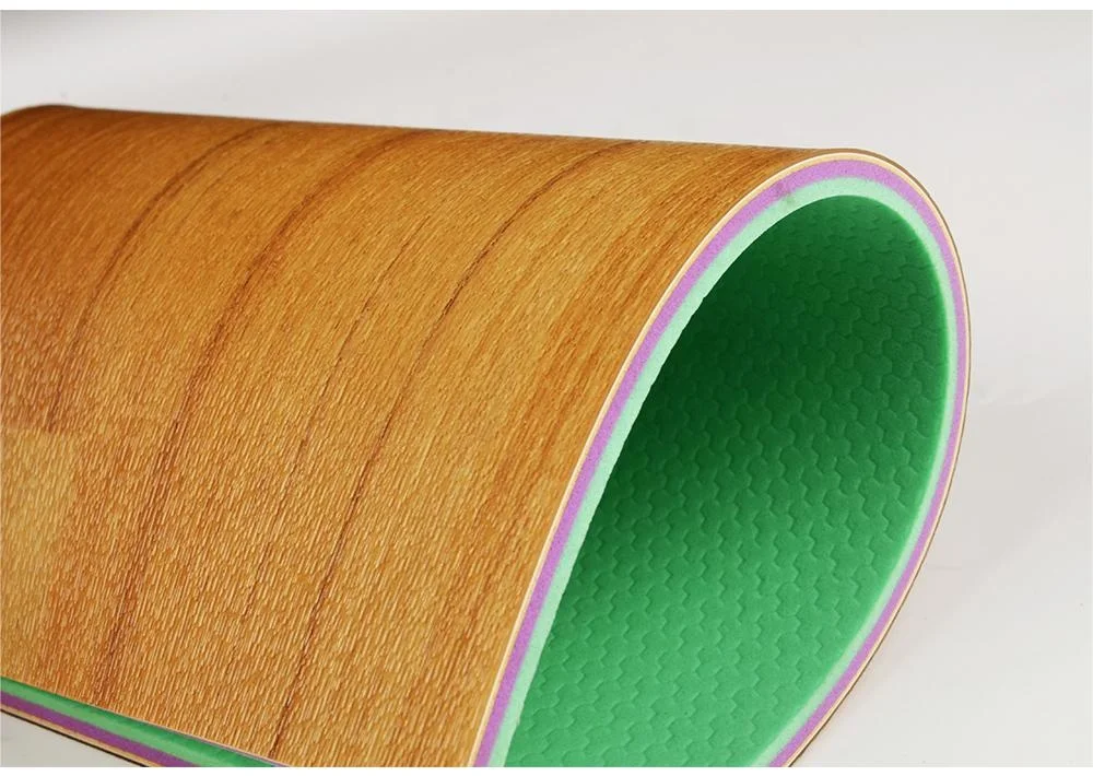 Enlio 7.0Mm FIBA Plastic Vinyl Basketball /Volleyball/ Badminton Floor for Indoor Sports Courts Fields With General Grain