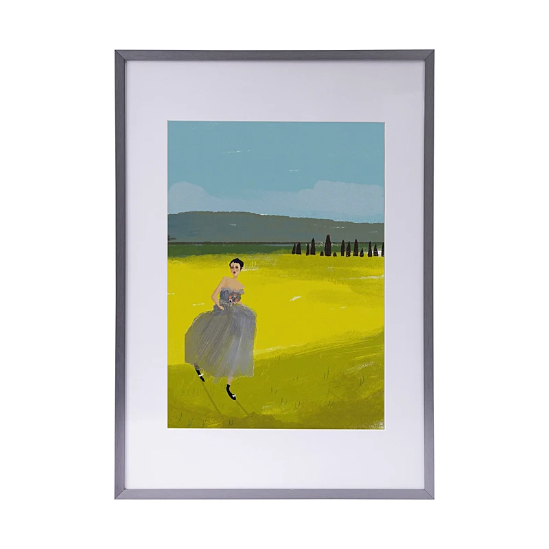 Customized Aluminum Silver Snap Frame/Aluminum Photo Frame Profile/Aluminum Metal Photo Frame