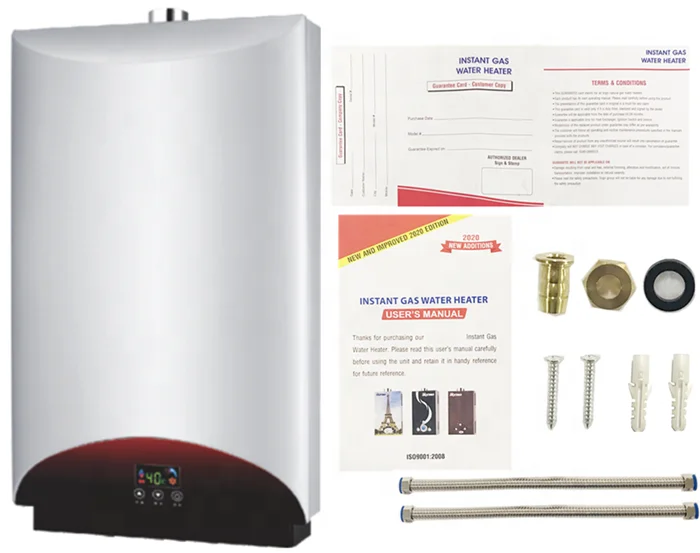 
Factory Directly 10L Tankless Instant Boiler Stainless Steel Safety Gas Water Heater 