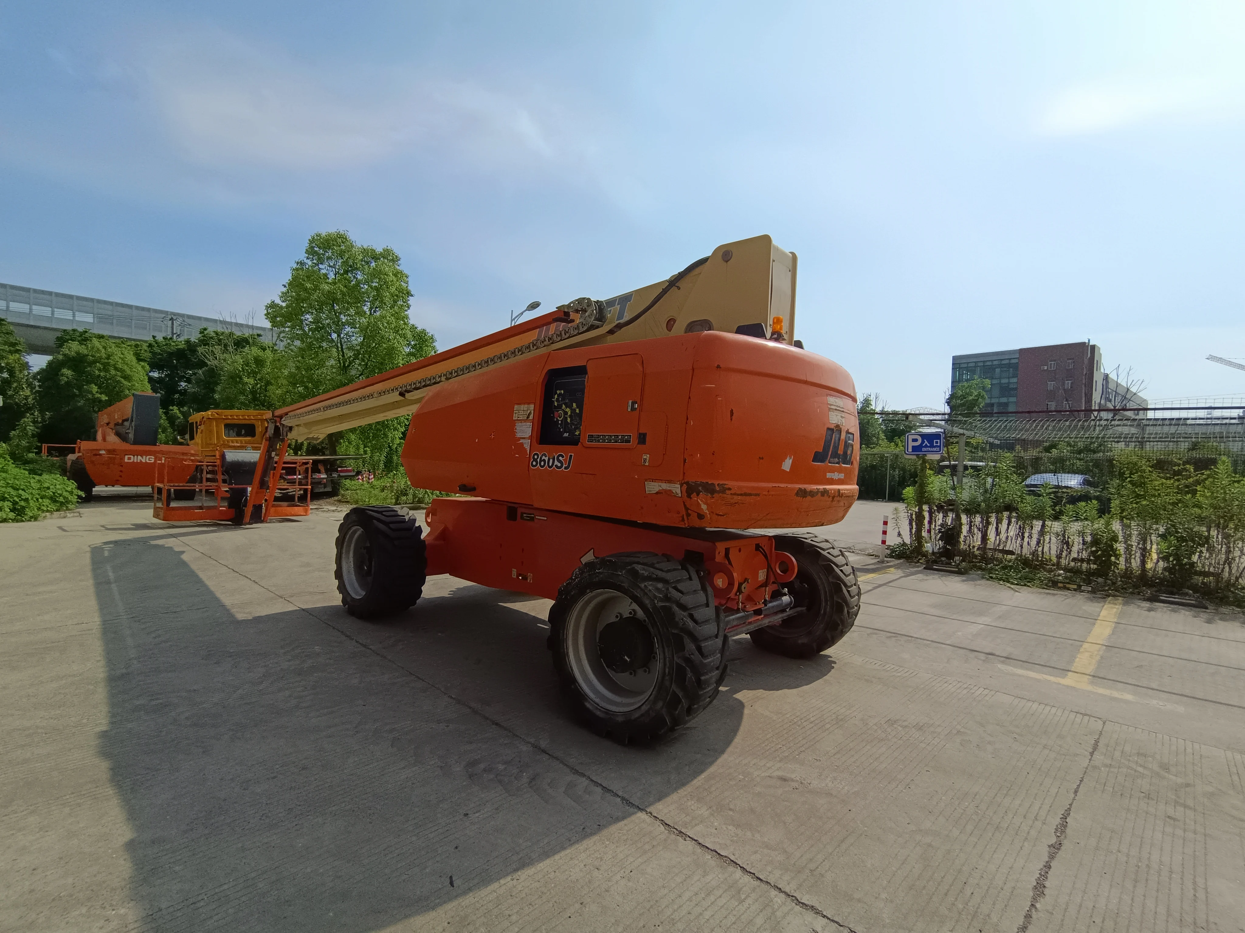 used JLG 20m 40m aerial work platform articulate lifting boom lift table operation platform for sale