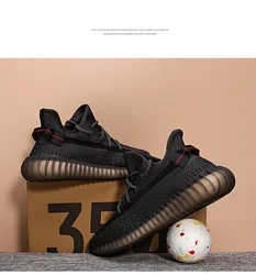 Manufacturers Yeezyy Trending Mens Casual Shoes Fashion Sneakers Men Comfortable Sneaker Wave Runner Original 350 Yeezy