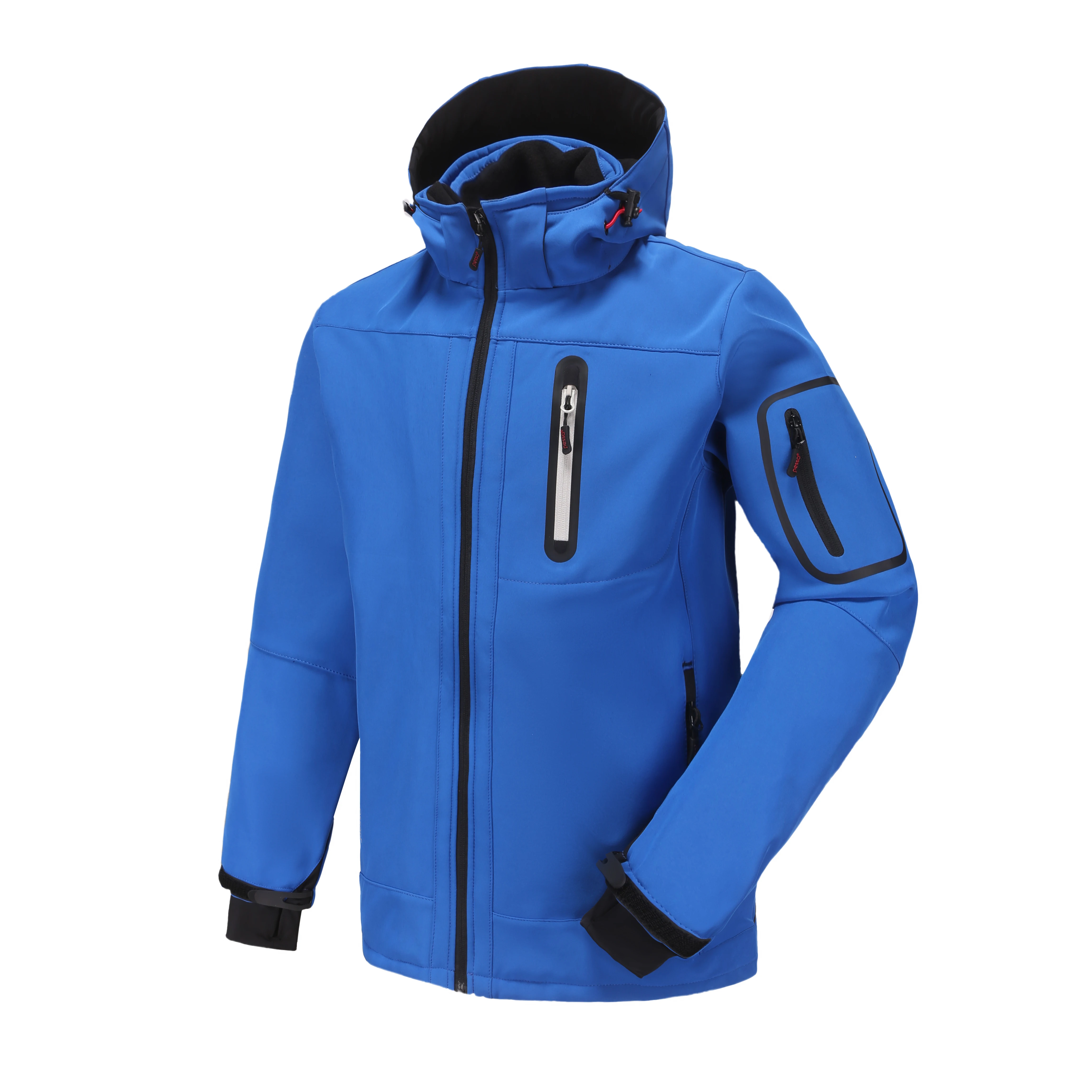 Customized OEM Design Cheap Soft Shell Winter Outdoor 95% Polyester 5% Spandex Men Softshell Jacket