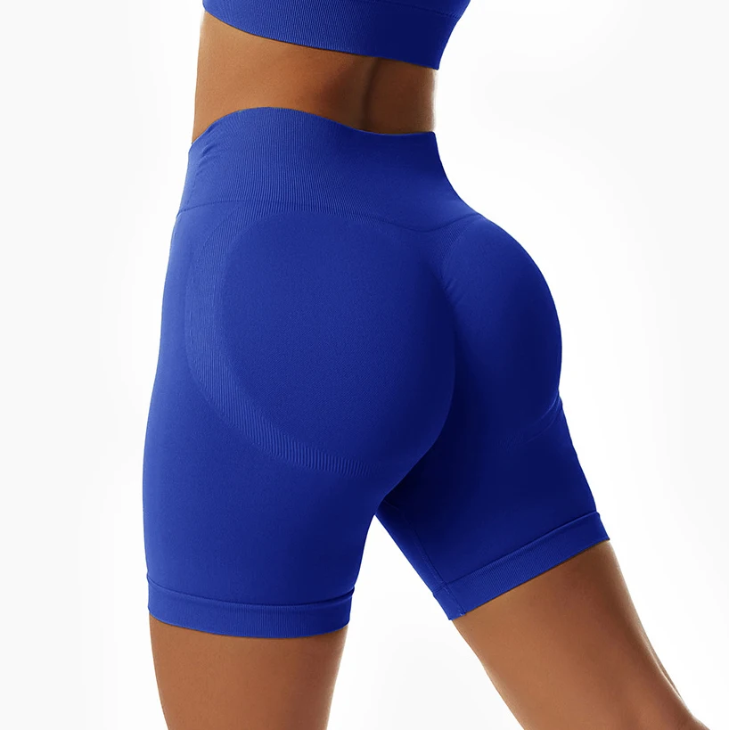 Wholesale High Waist Seamless Gym Pants Workout Booty Alphalete Yoga Leggings For Women Fitness Biker Shorts
