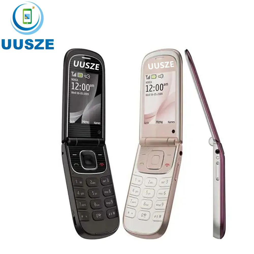Russian Flip CellPhone Arabic Mobile Phone Fit for Nokia 3710Fold 6060 2760 6101 7020 7070 7370 7373 105 106 3310 6300 6230 8210