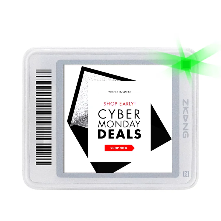 Zkong Best Selling Digital Epaper Price Tag Cheap Nfc Epd Eink Esl Electronic Shelf Label