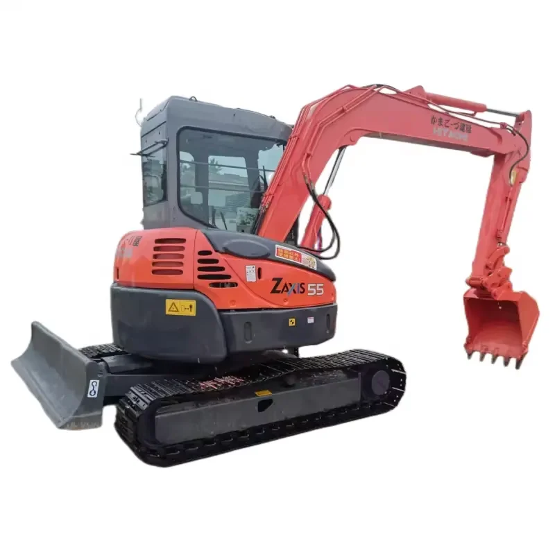 5Ton Crawler Excavator High Quality Used Hitachi zx55 Mini Excavator Japan Original zx55 Digger Machine Best Price