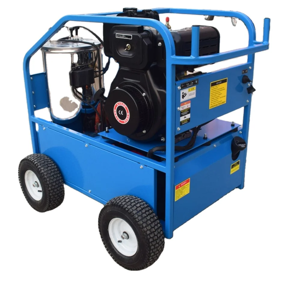 CAL25/13 outdoor warm diesel heated power washer 250bar 90-120 degree  hot water jet high pressure washer