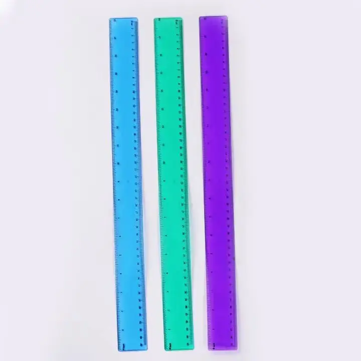 10CM 15CM 20CM 30CM Plastic Straight Ruler for School Stationery