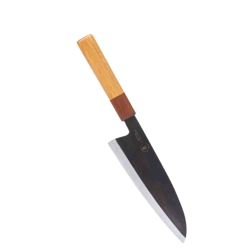 Cheap Price  Japanese Kitchen Knife  High Quality Santoku 180 Hand Forged Knife Rosewood Wooden Handle  High Carbon steel