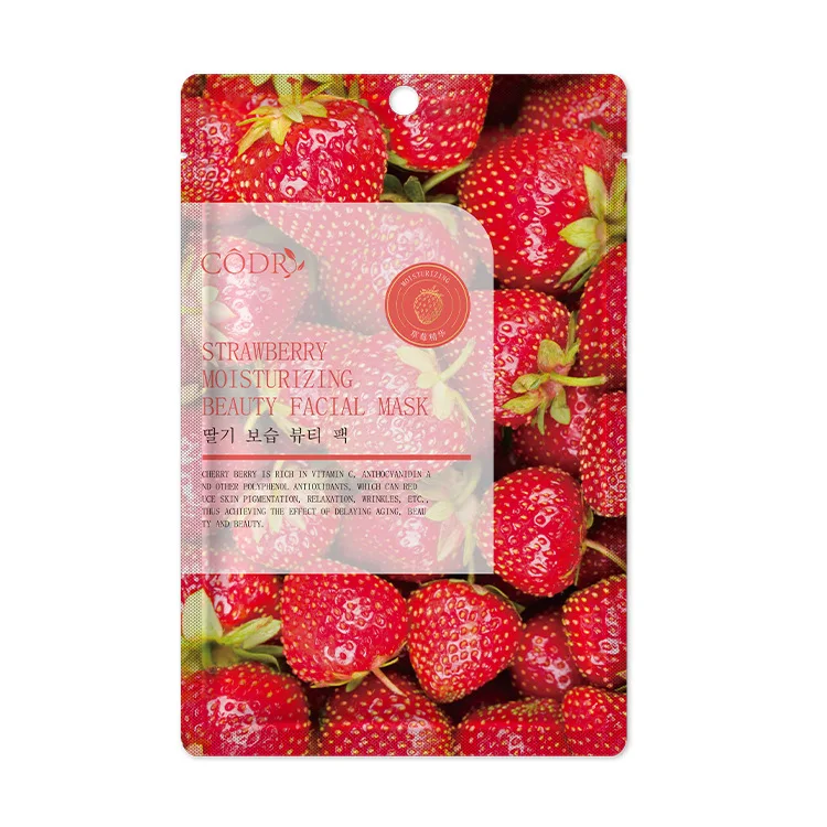 Fruit VC moisturizing Skincare cherry masque visage soin wholesale custom logo beauty facial sheet mask face masking sheet korea