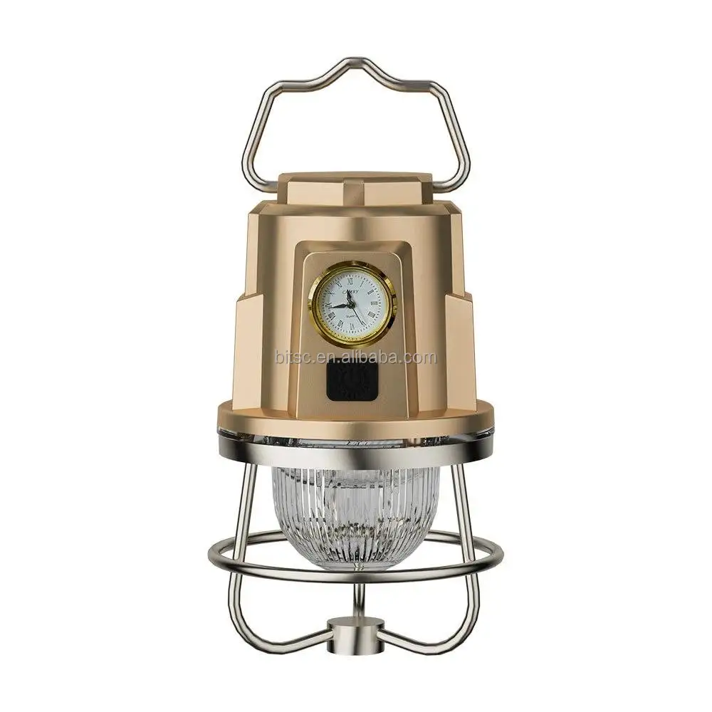 2024 New American LED Camping Lantern Waterproof Portable Outdoor Tent Bulb Vintage Outdoor Lighting White for Fishing Hiking