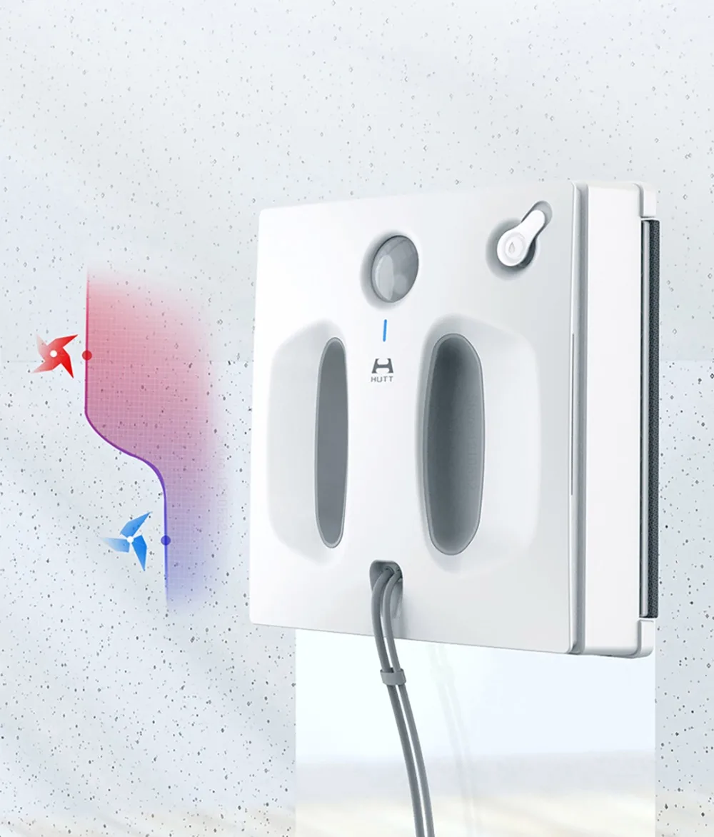 
Автоматическая Машина для мойки окон HUTT W66, Электрический робот для мойки окон, автоматический магнитный робот для мойки окон 