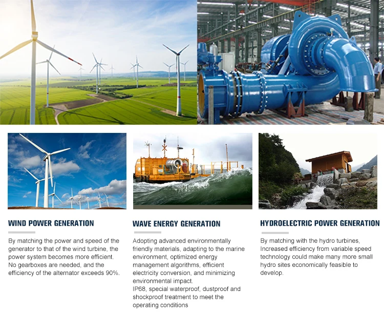 Enneng green energy 5kw 100kw 220v 3 phase low rpm fuelless permanent magnet ac electric motor generator