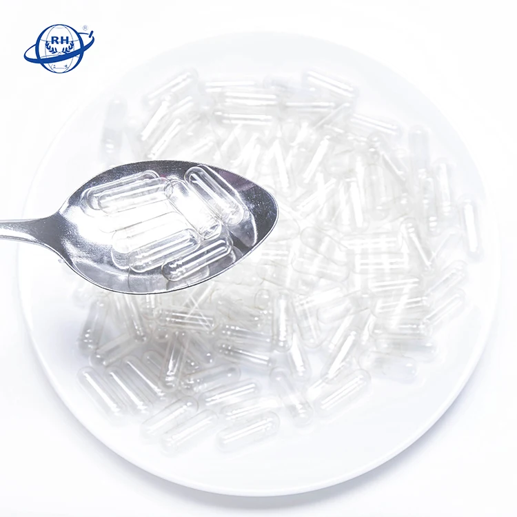 factory directly custom capsule  empty clear capsules size 00
