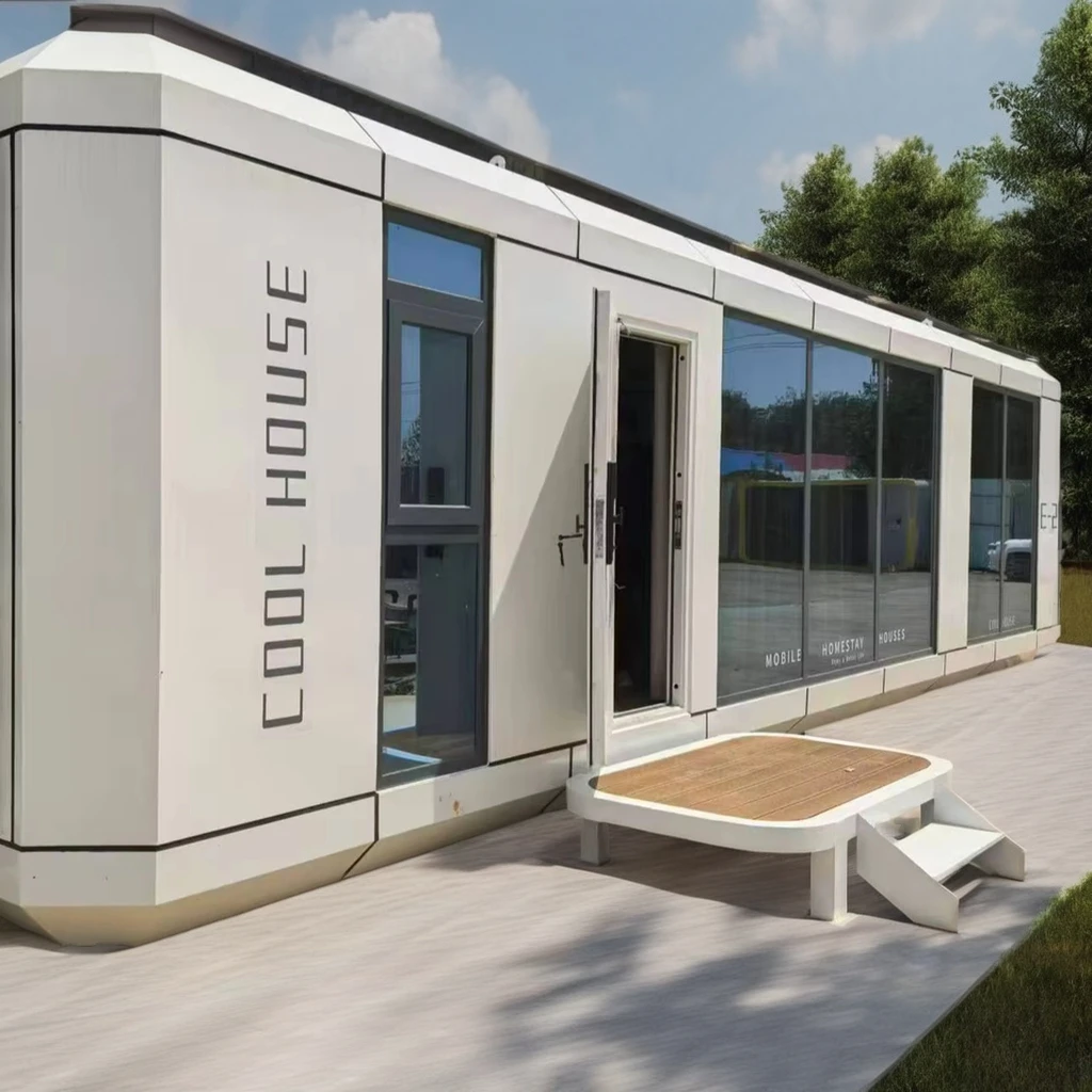 Chinese Prefabricated Steel Structure Spacecraft Mobile Home Cultural Tourism Scenic Spot Apple Cabin Villa Camping Capsule Room