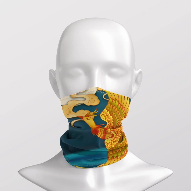 Multifunctional Face Mask  Multifunctional Scarf Motorcycle Neckerchief UV Residence for Yoga Running