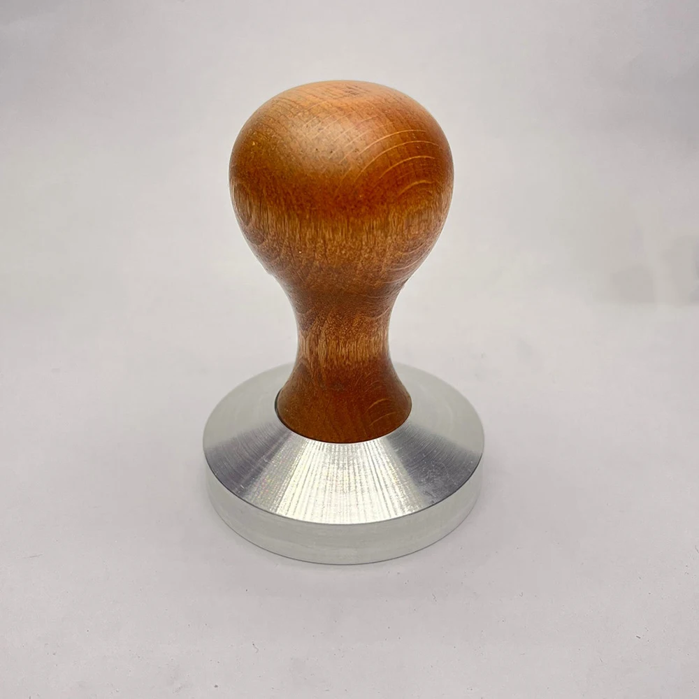 Wholesale Espresso Coffee Tamper With Tamped Stainless Steel Base Wood Handle Coffee Maker Accessories