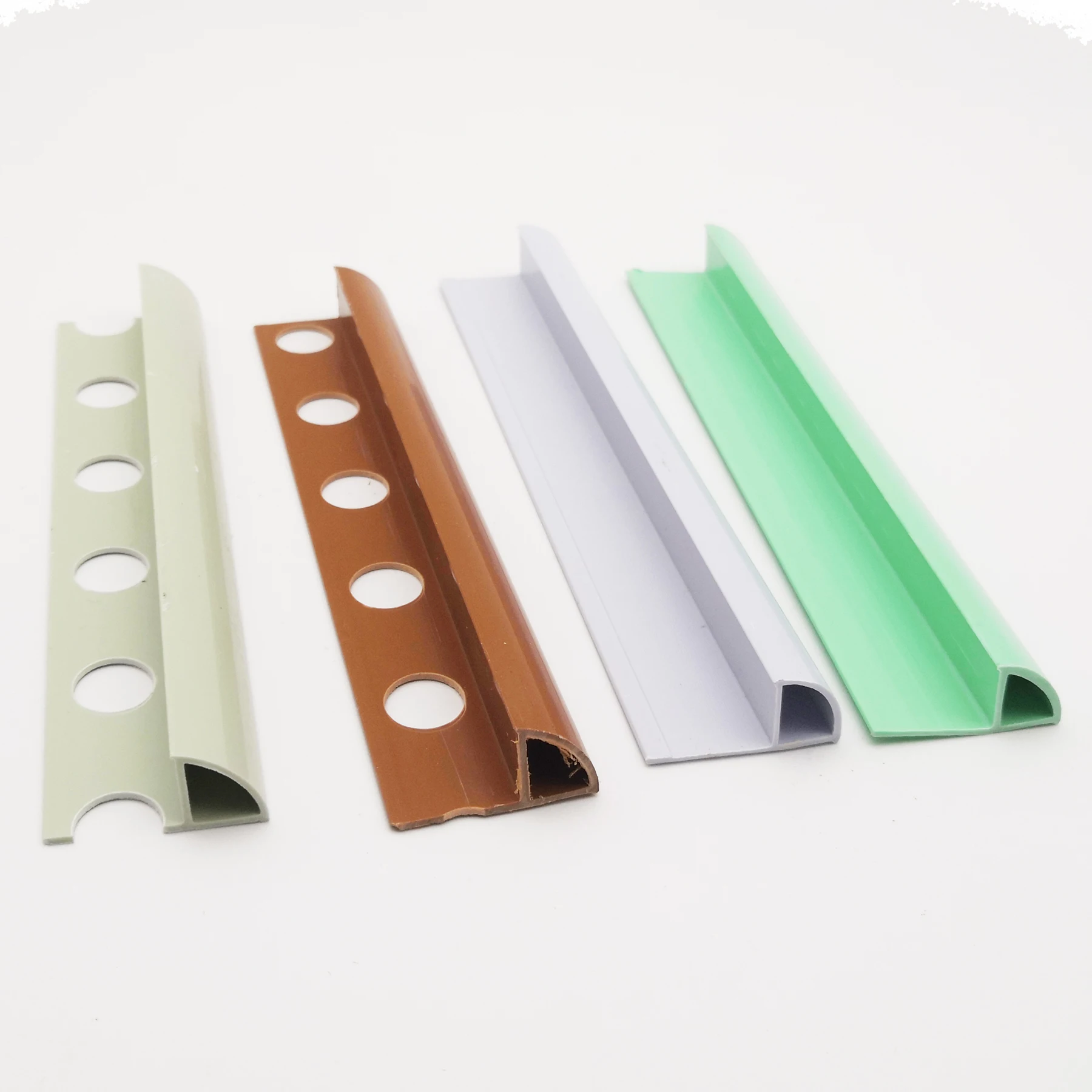 Низкая цена, простой цвет, ПВХ пластиковая керамическая плитка, угловая отделка