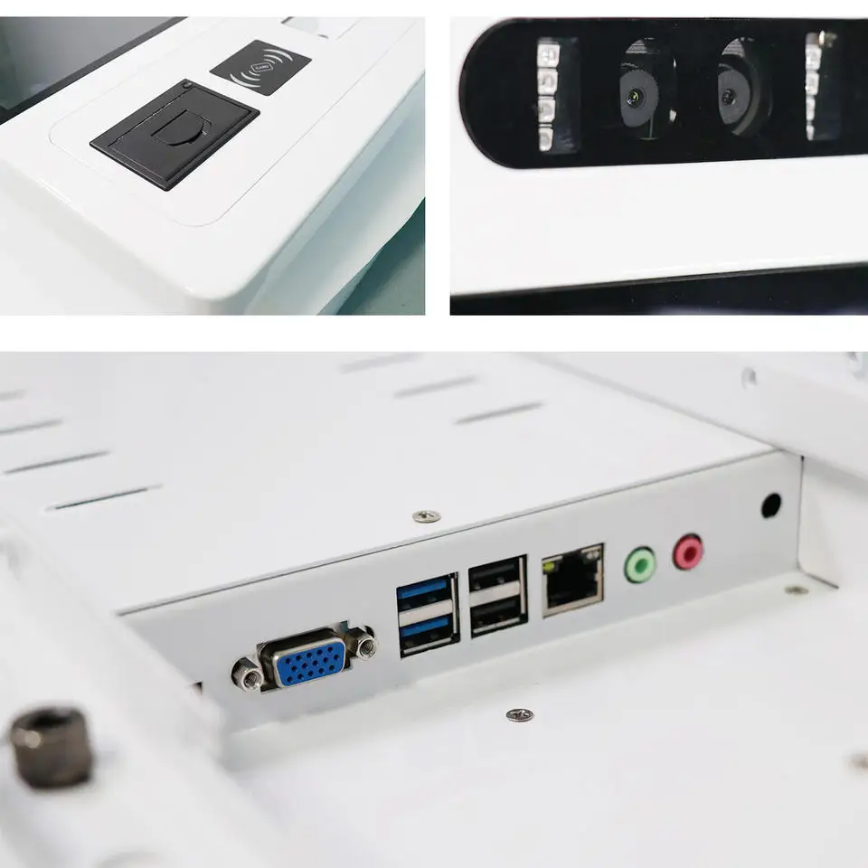 Wall mount 15 16 21 22 24 27 32 inch capacitive touch screen self service payment kiosk with thermal printer QR code reader