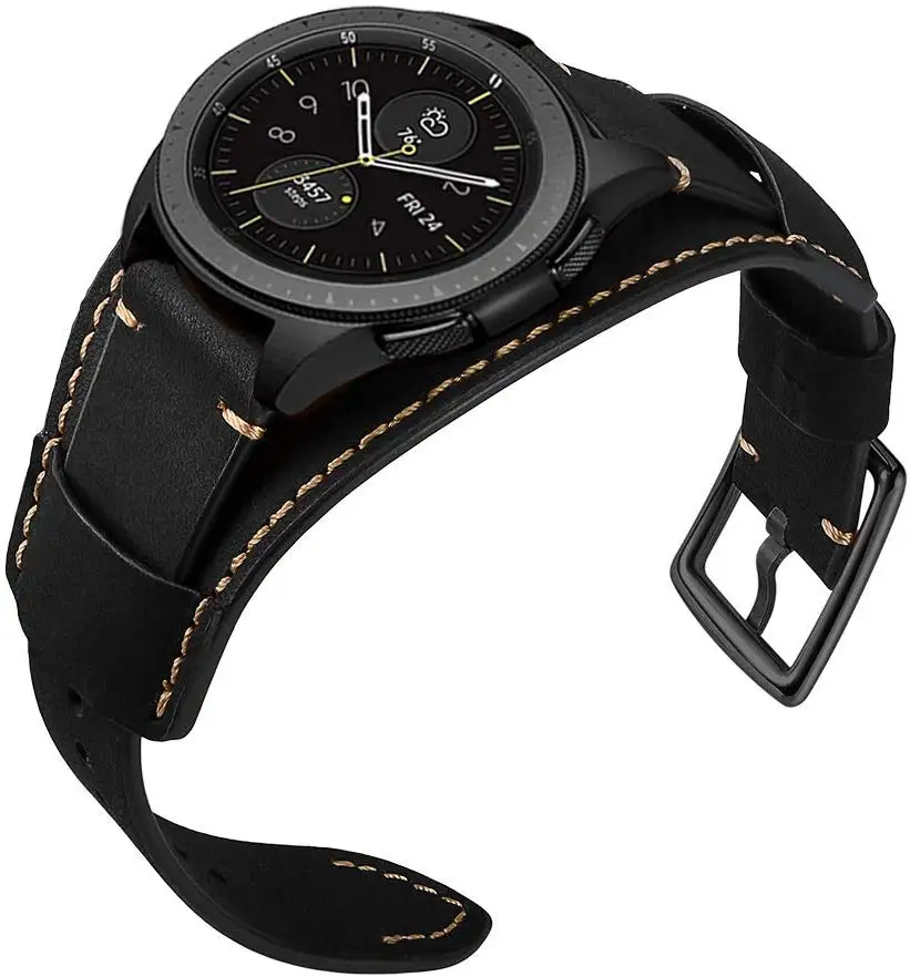 Pure Leather Watch Straps Band For Samsung Galaxy Active 2