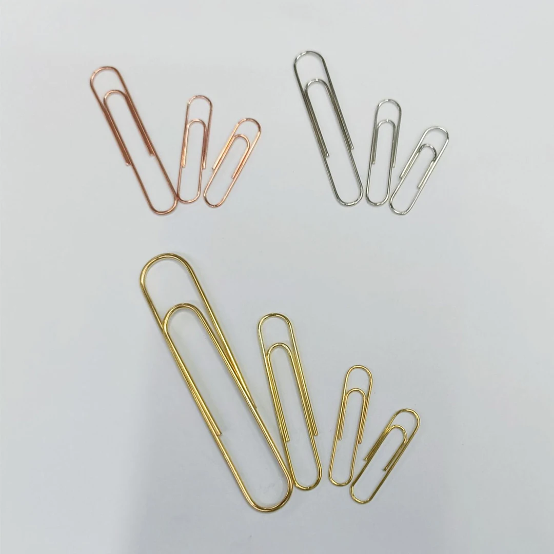 33MM 28MM Colored Unique Designer Paper Clip Types Of Decorative Paper Clips 100Pcs A Colorbox